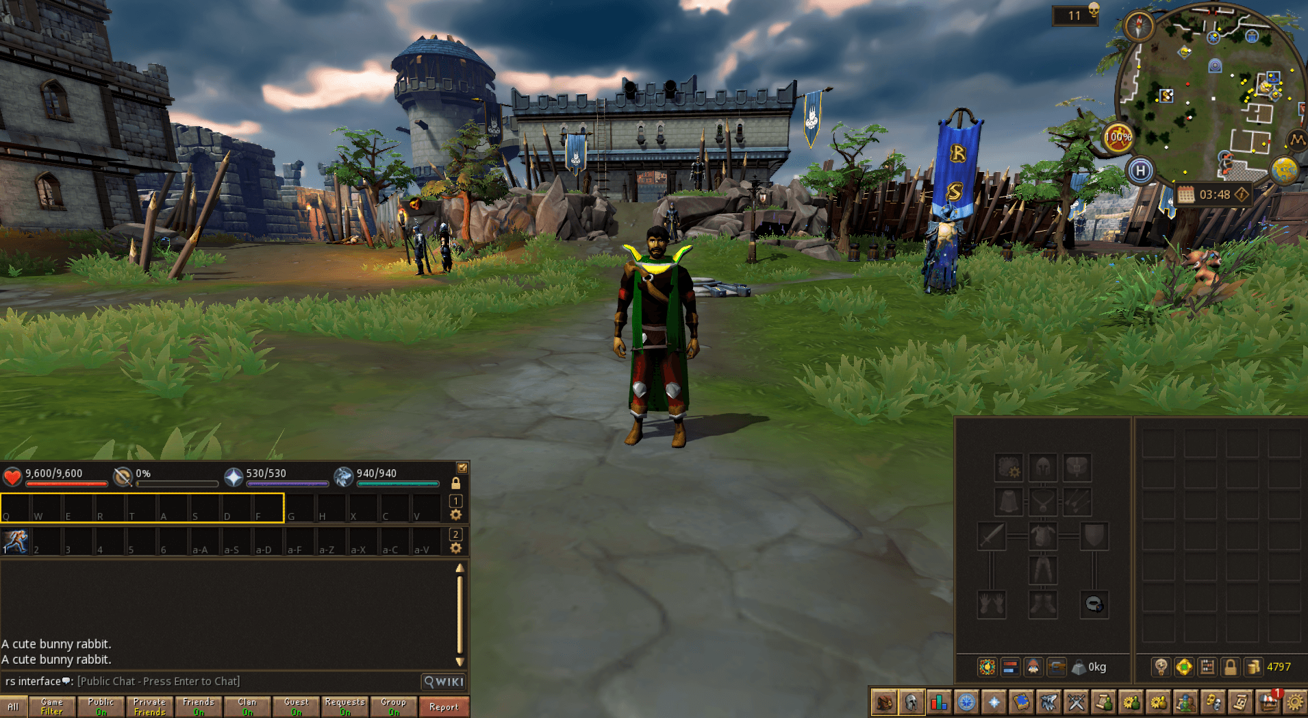 Default Interface Layout